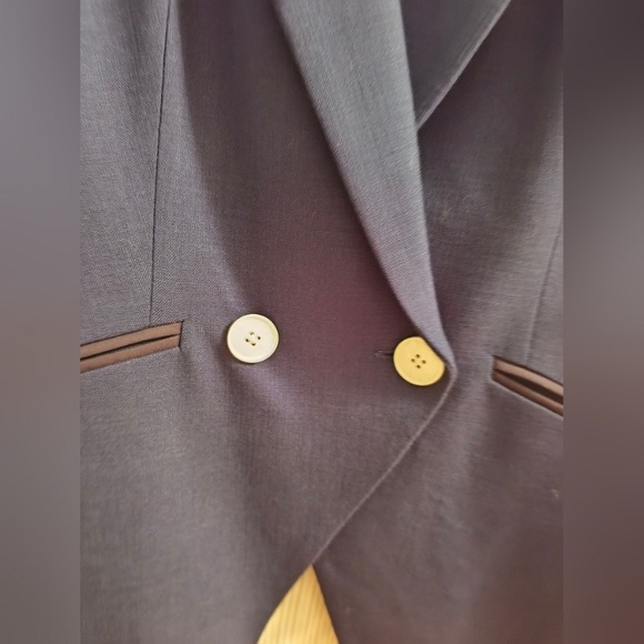 VERONICA BEARD Obie Marine Dickey Jacket navy sleeves 3/4 size 4 - Picture 5 of 5